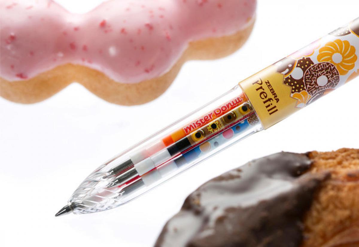 新製品】ゼブラ 本体も替芯もぜんぶドーナツづくしのボールペン