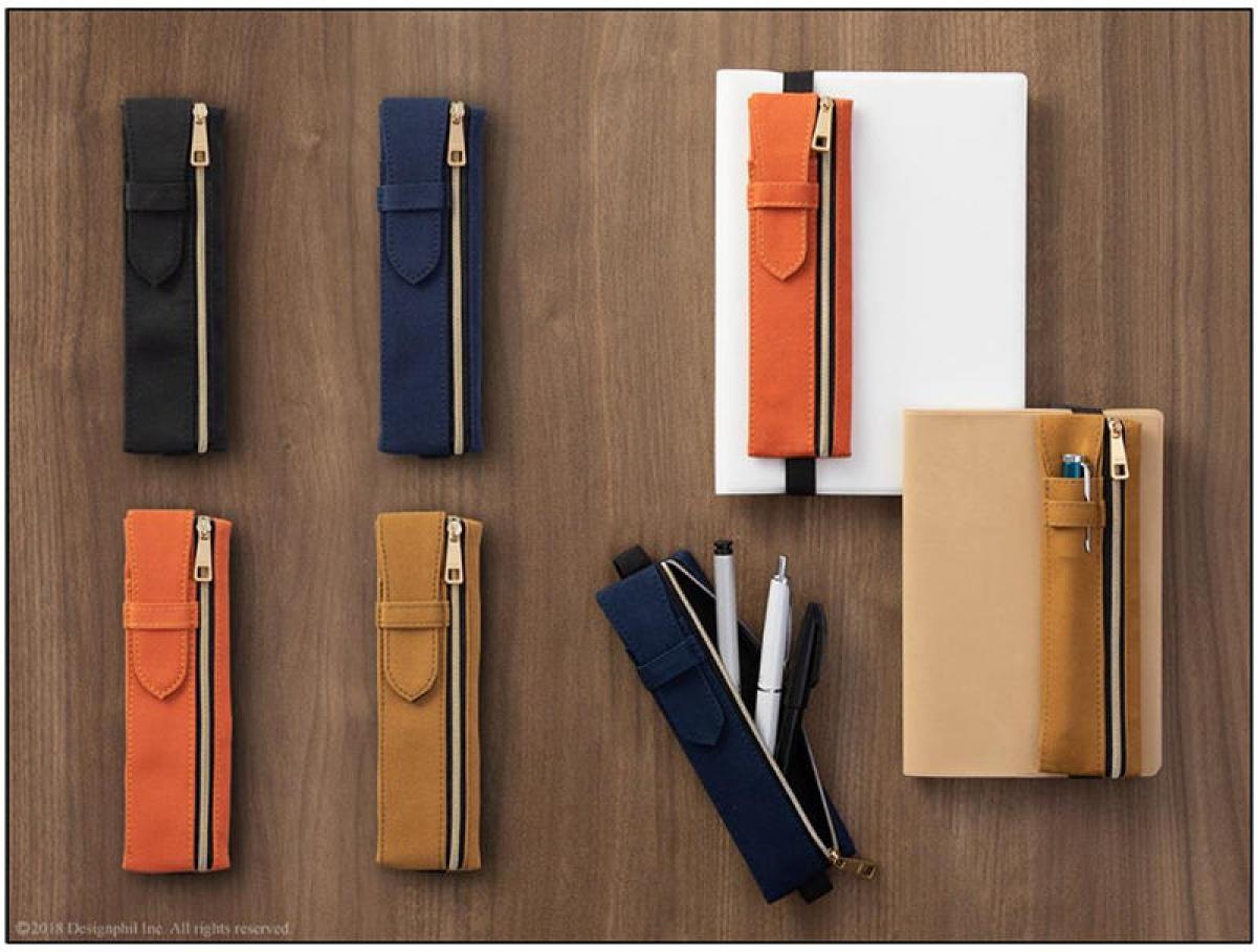 新製品 手帳とペンをスリムに持ち運ぶ ブックバンドペンケース