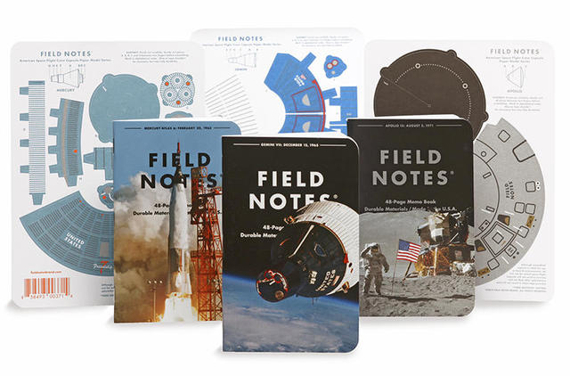 新製品 アメリカ発のステーショナリーブランド Field Notes に 宇宙開発 テーマにした限定エディション登場