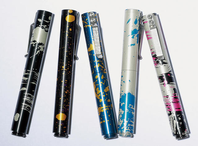 新製品 メイド イン アメリカの高級筆記具 Schondsgn のマルチカラークリップペン