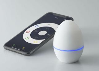 【新製品】家電のリモコン機能をスマートフォンを通じてまとめて操作できるスマートリモコン「エッグ」