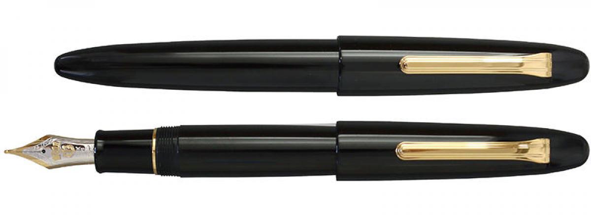 新製品】エボナイト軸に21金・超大型の長刀研ぎペン先を搭載した