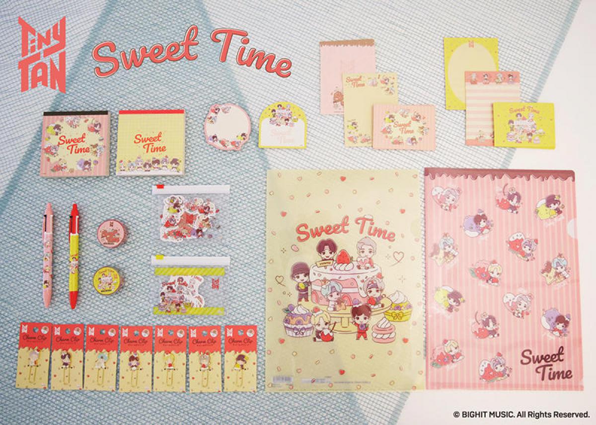 【新製品】「TinyTAN」の文具シリーズ第2弾のテーマは「Sweet Time」｜